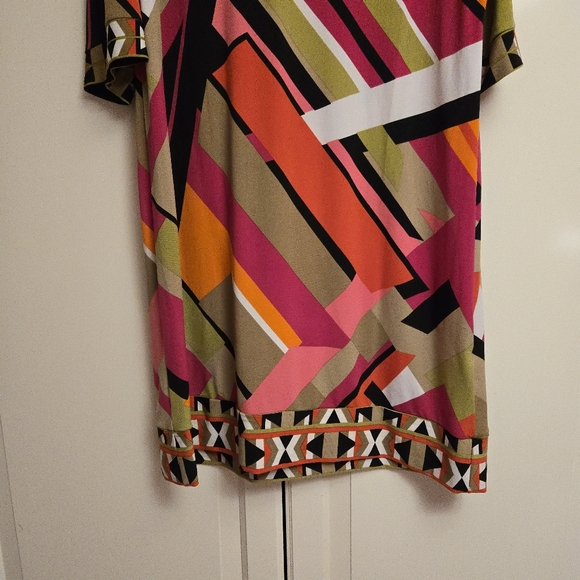 Studio I Colorful Abstract Dress - Picture 6 of 6